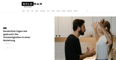 Boldman.de - Das neue Online-Magazin für den modernen Mann