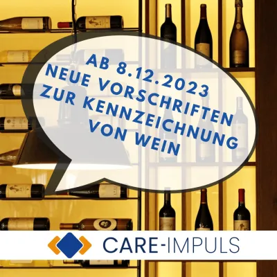 Änderungen der Kennzeichnung von Wein ab Dezember 2023