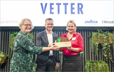 Vetter gewinnt Sustainable Impact Award zum zweiten Mal