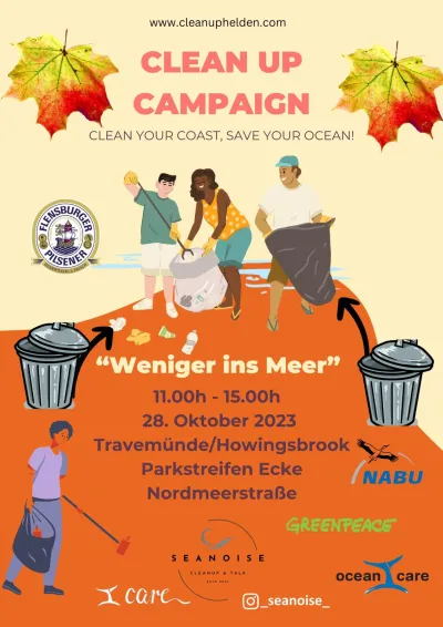 CleanUpHelden Lübeck sammeln nach Sturm Müll