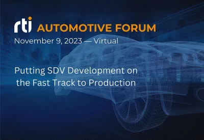 3. Automotive Forum von RTI: Software-Defined Vehicle Development